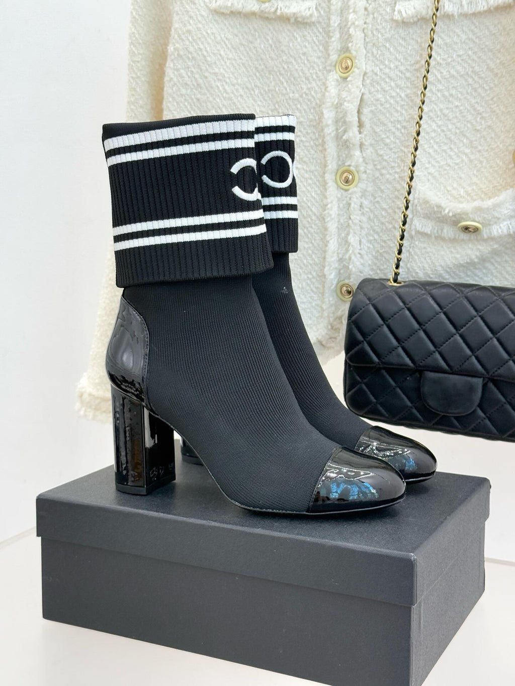 Double-C 80mm Ankle Boots