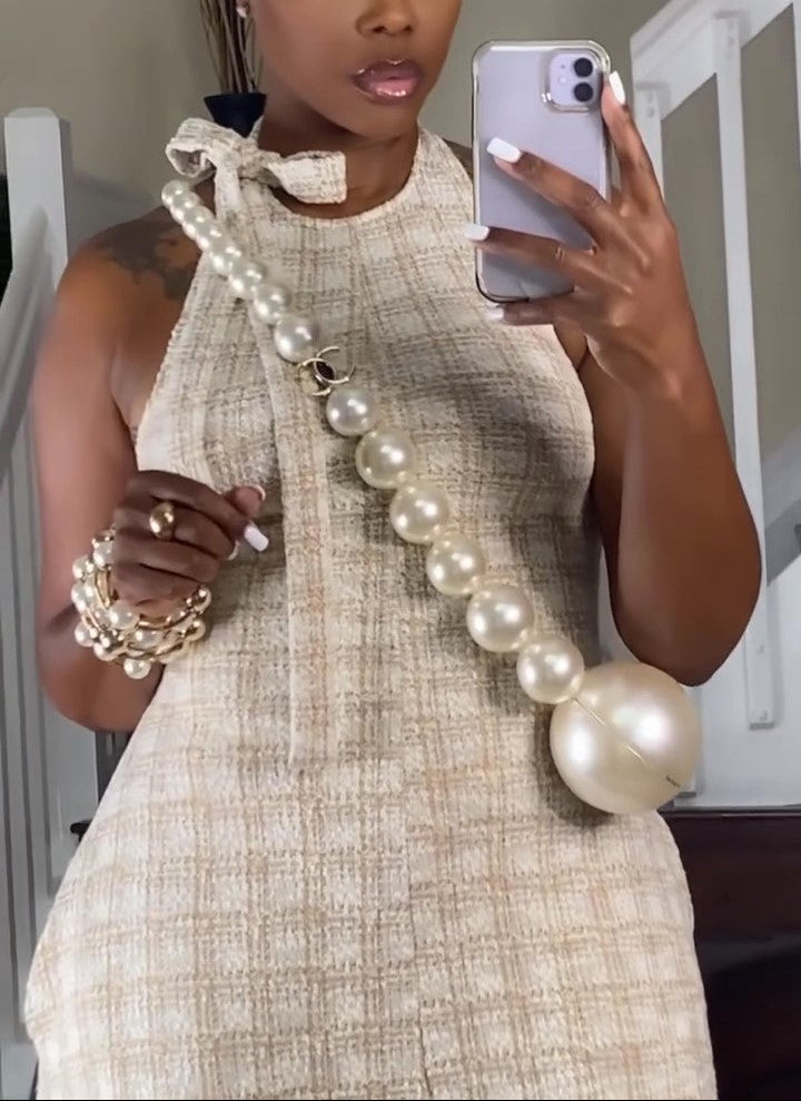 Classic Pearl Crossbody Bag