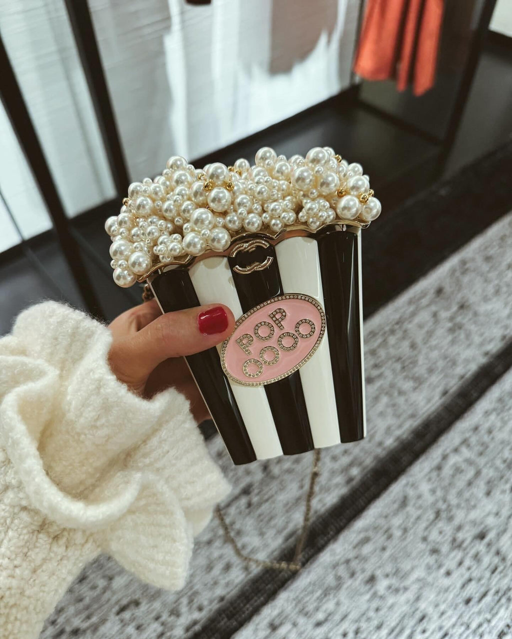 Popcorn Bucket Chain Bag