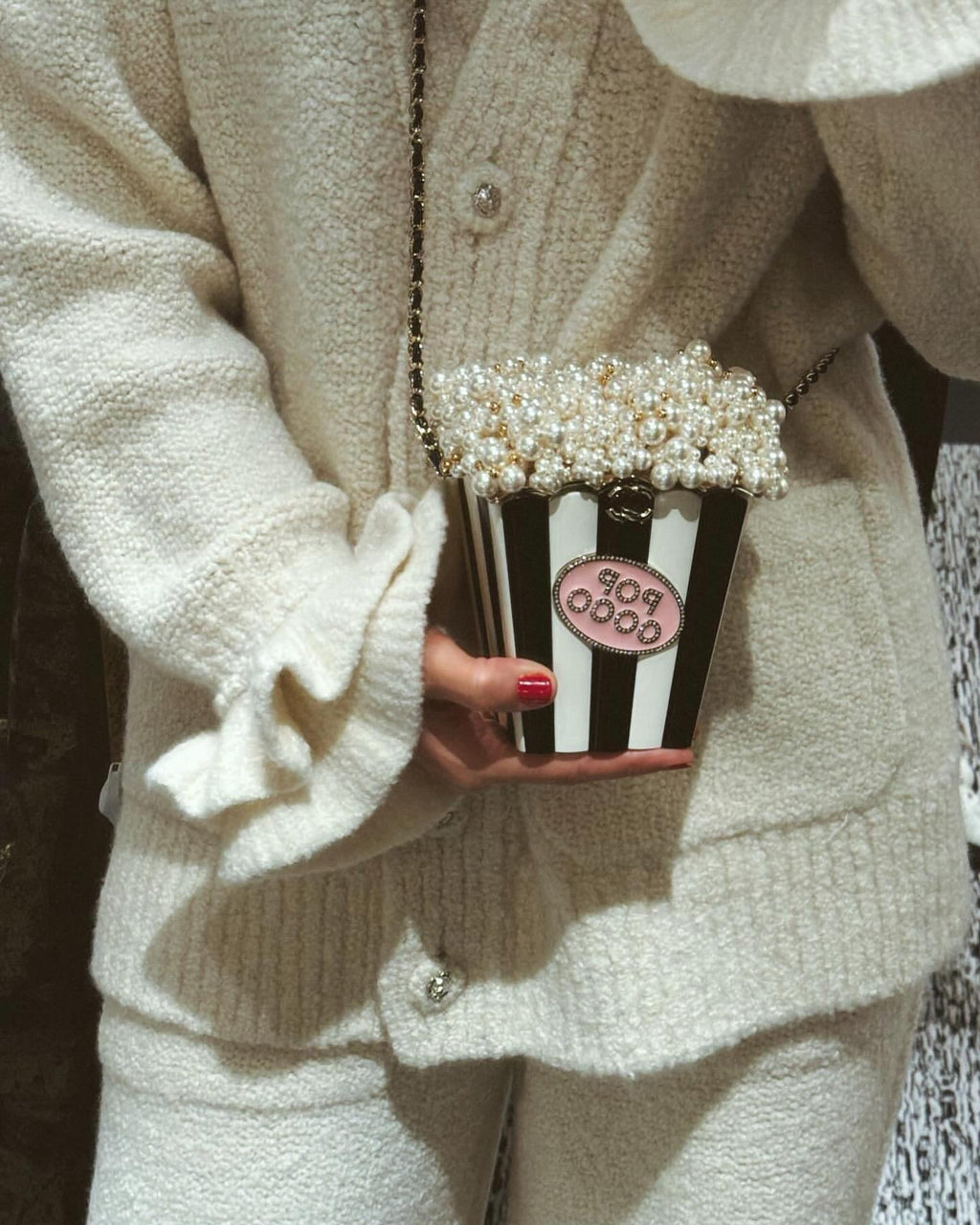 Popcorn Bucket Chain Bag