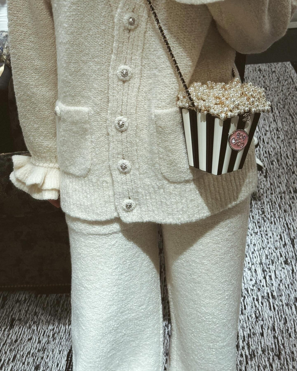 Popcorn Bucket Chain Bag