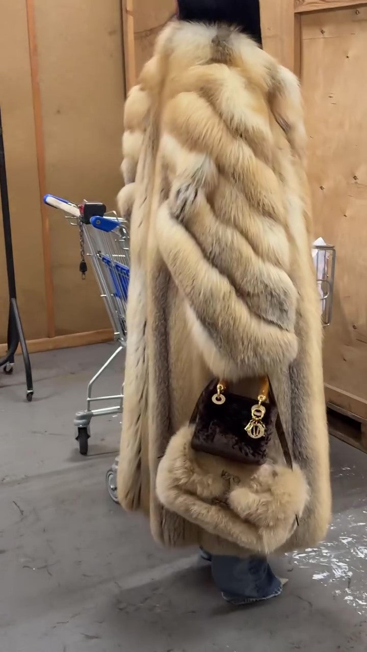 Full Length Fox Fur Coat