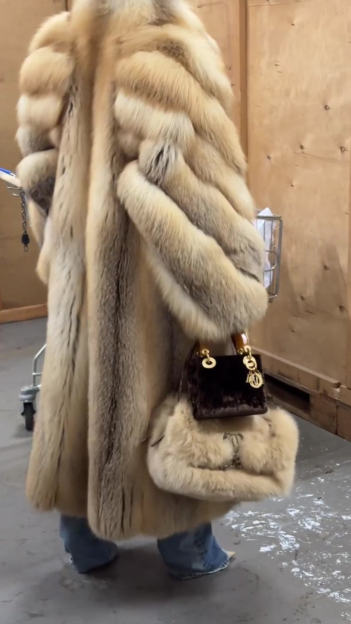 Full Length Fox Fur Coat