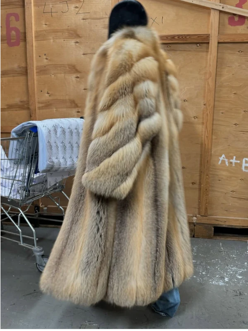 Full Length Fox Fur Coat