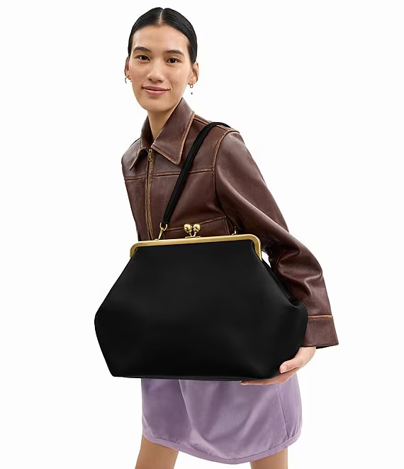 Large Kisslock Frame Bag