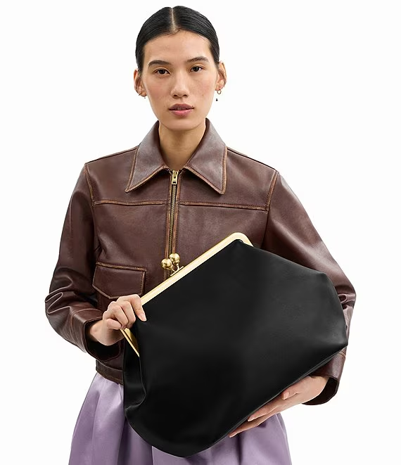 Large Kisslock Frame Bag