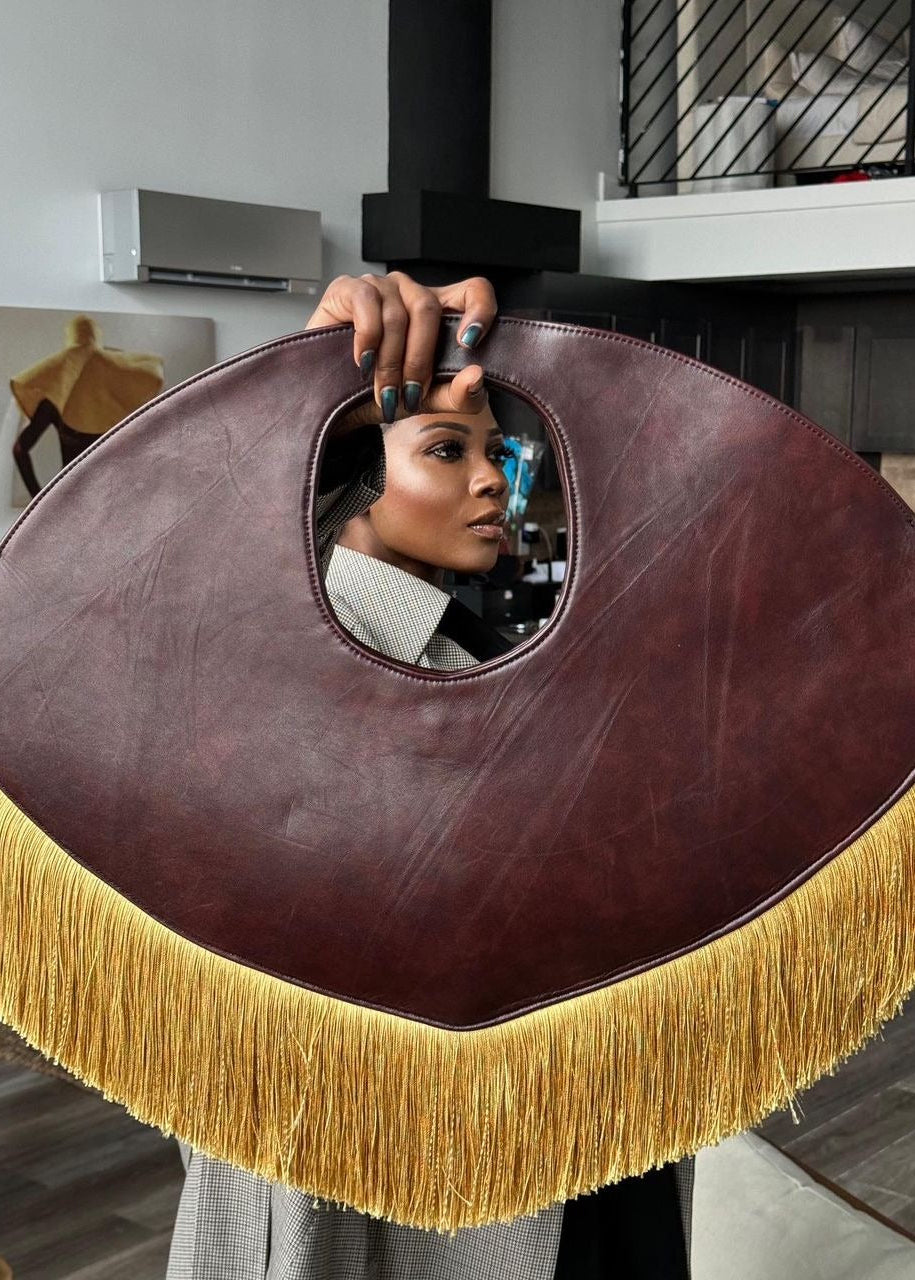 Extra-large Tassel Tote Shoulder Bag