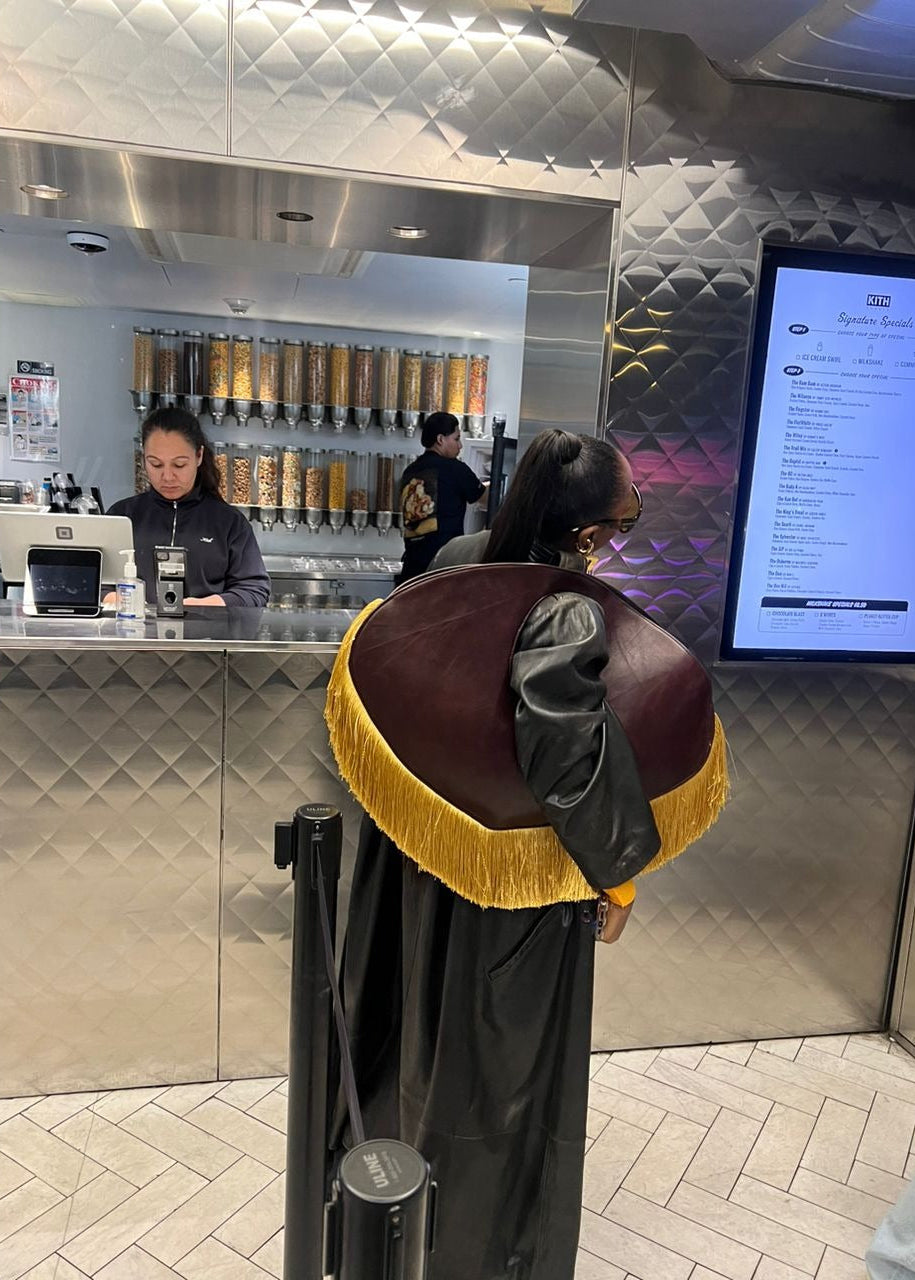 Extra-large Tassel Tote Shoulder Bag