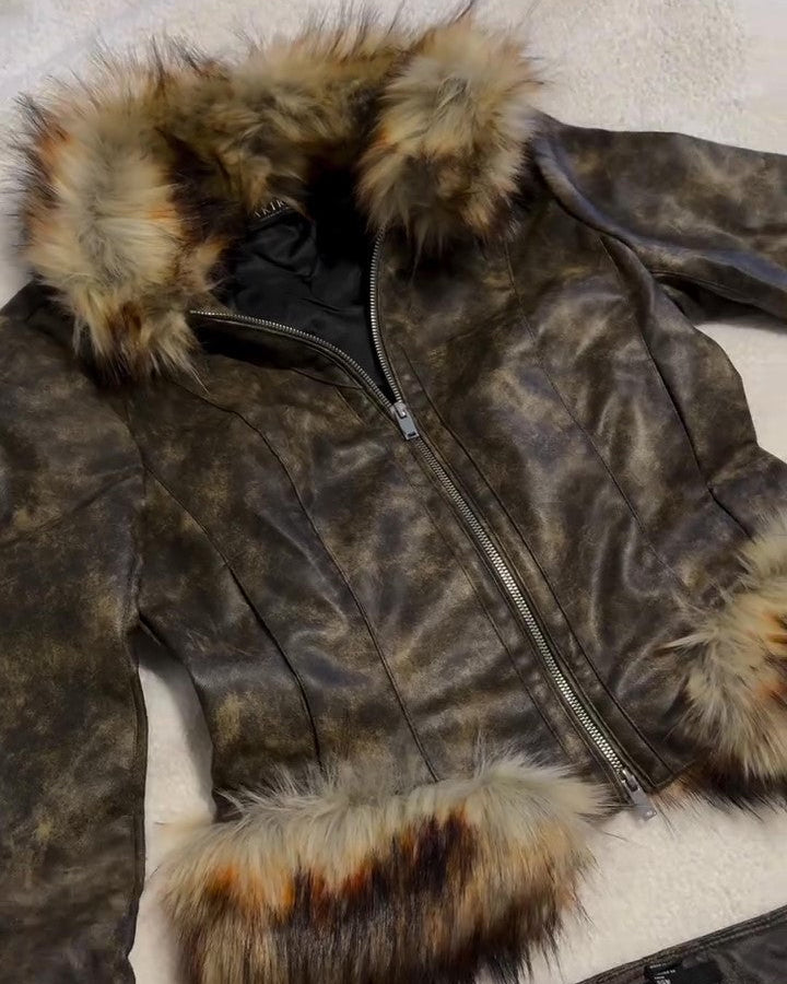 Shearling Short Coat
