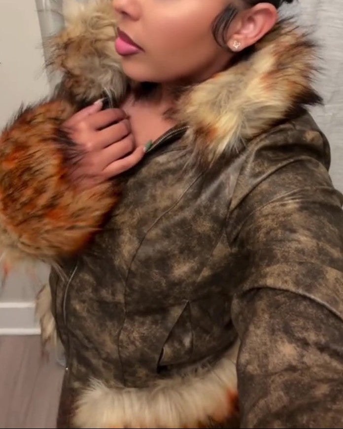 Shearling Short Coat