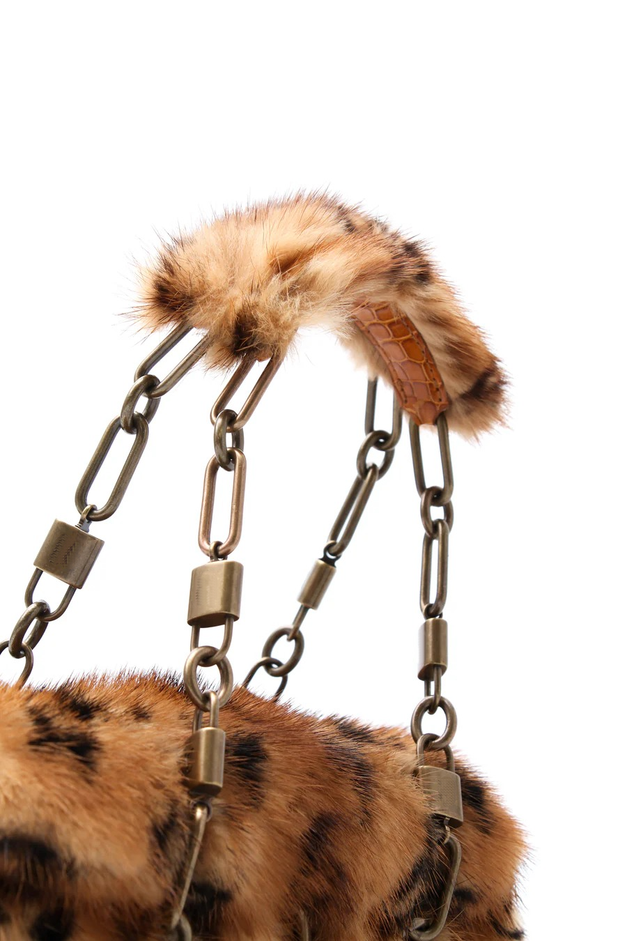 Diamond-print Plush Tote Bag