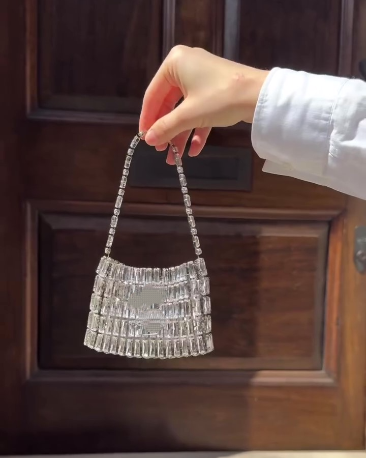 Stylish Mini Crystal Handbag