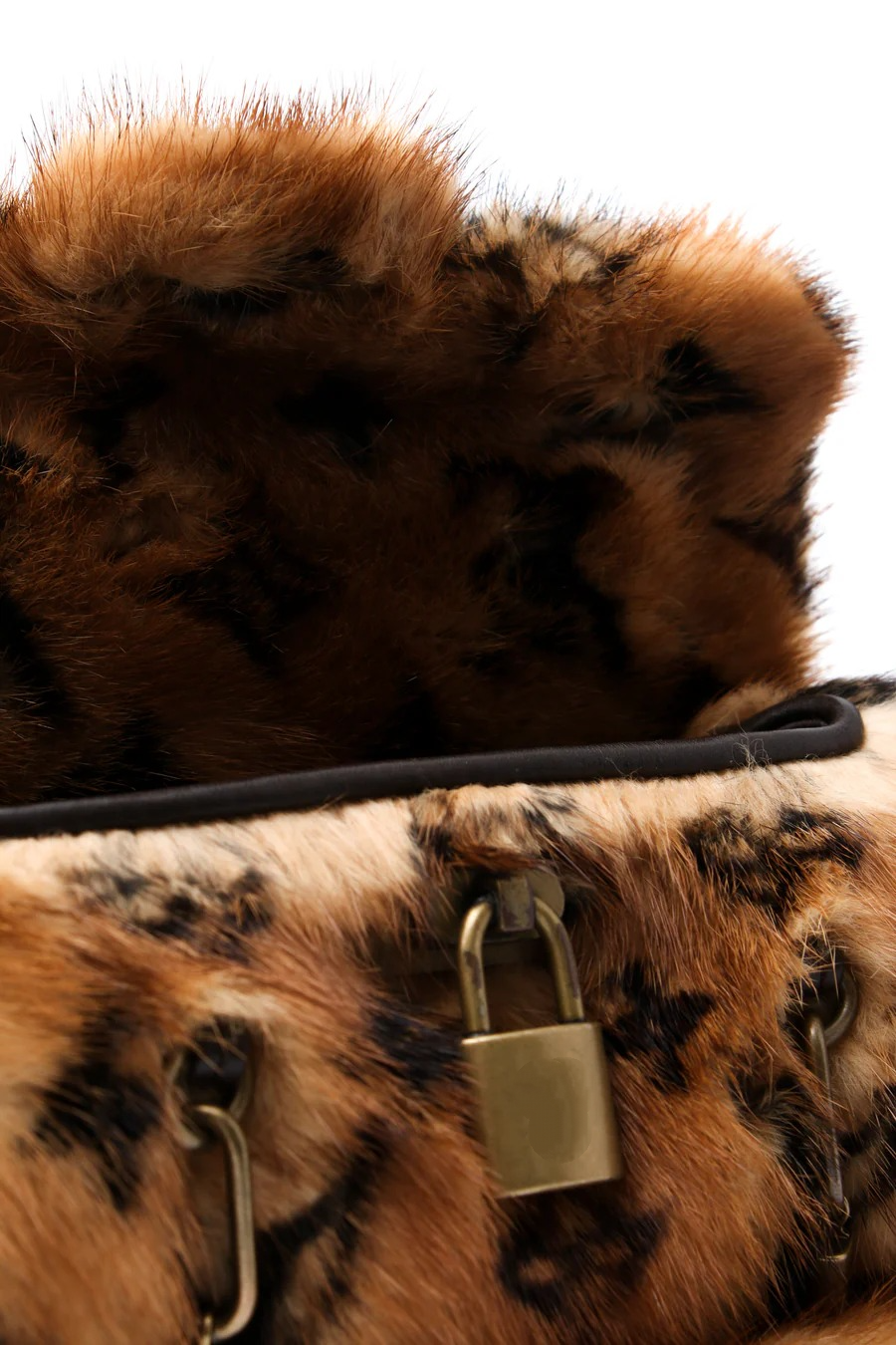 Diamond-print Plush Tote Bag