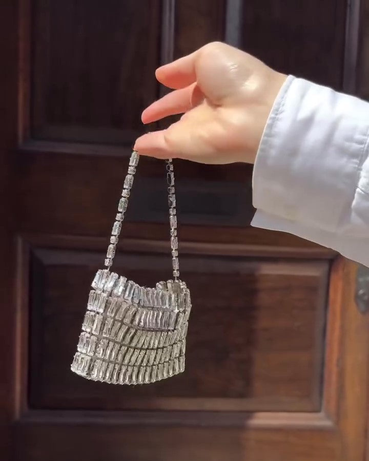 Stylish Mini Crystal Handbag